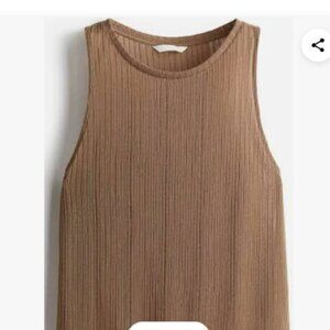 H&M Rib-Knit Tank Top new with tags size Medium